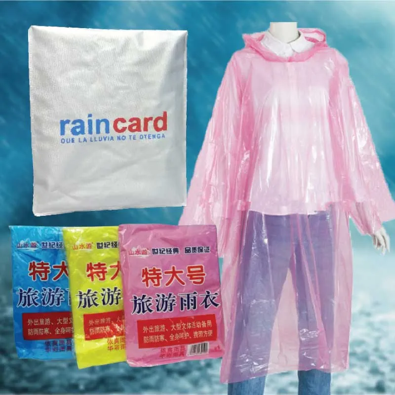 Rain Card Credit Card Size Raincoat