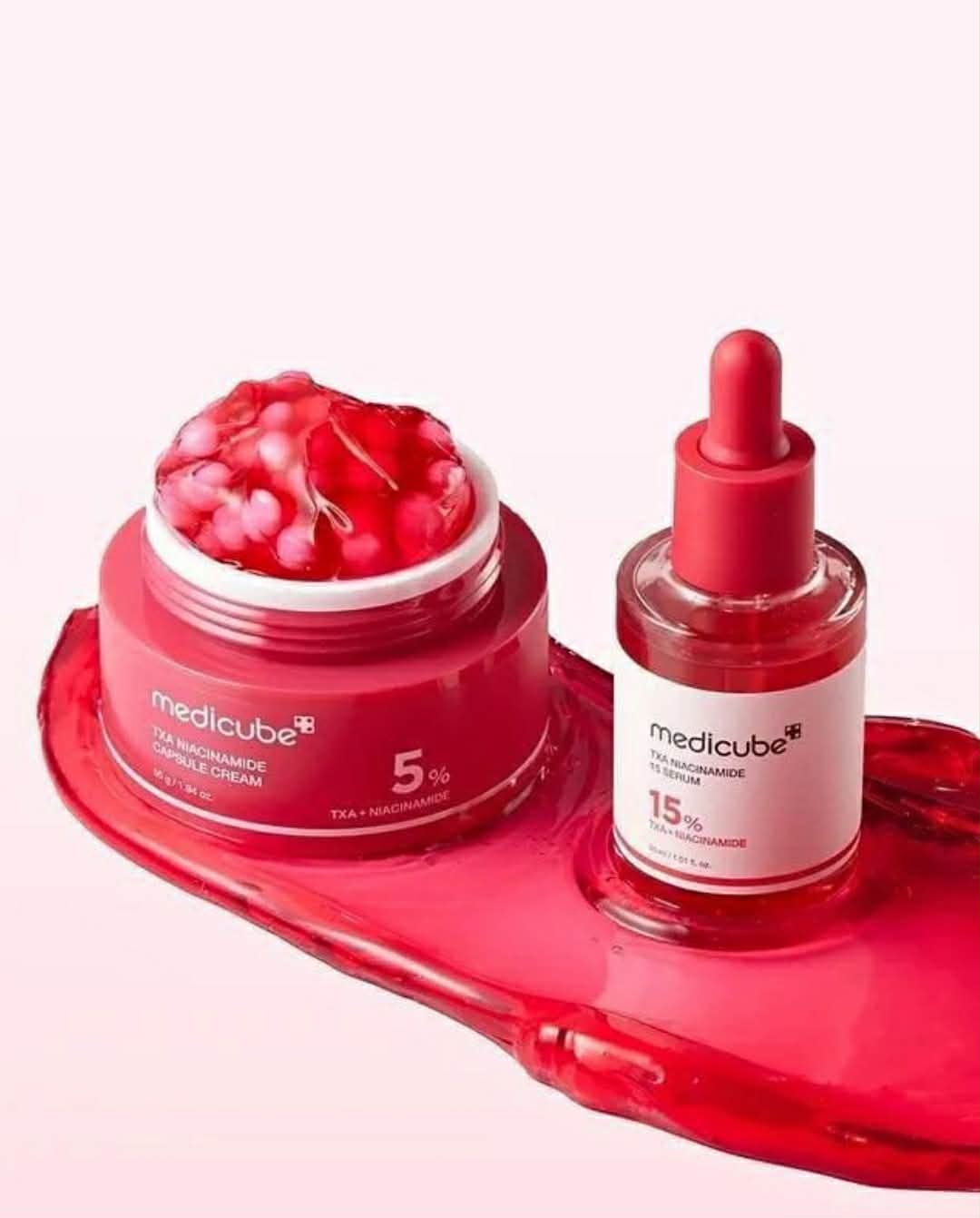MEDICUBE TXA Niacinamide Serum Capsule Cream Combo