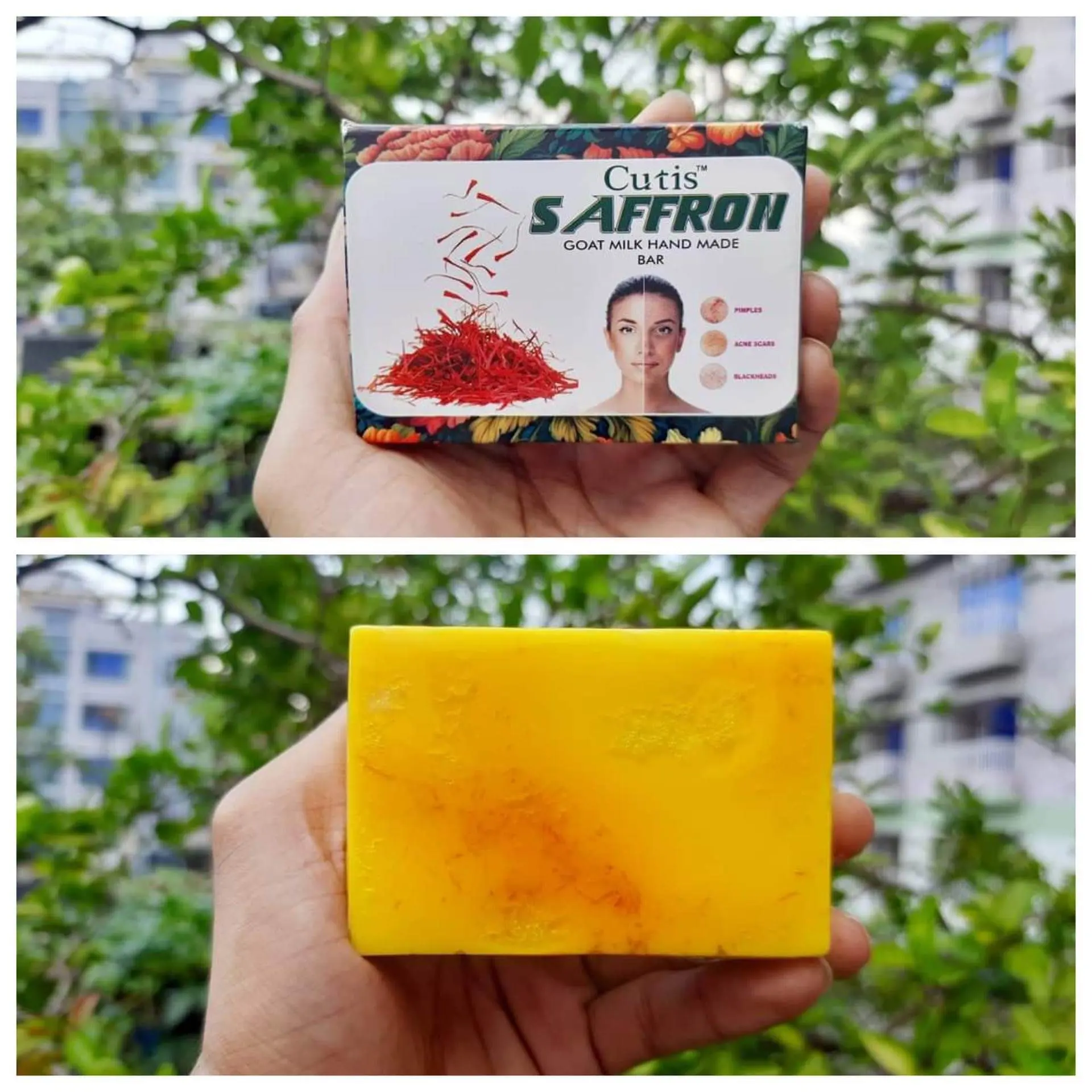 Cutis Saffron Goat Milk Handmade Bar Soap - 2