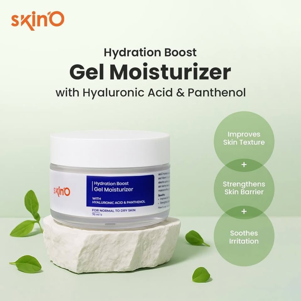 𝐒𝐤𝐢𝐧𝐎 Hydration Boost Gel Moisturizer – 70 ml - 2