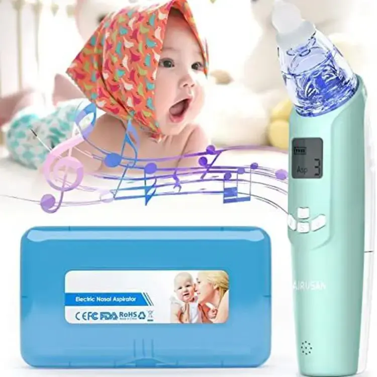 Kid Baby Nasal Aspirator Electric Nose Cleaner Newborn Baby ... - 4