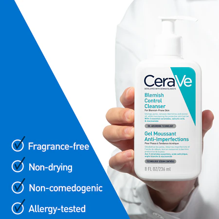 Cerave Blemish Control Cleanser for Blemish Prone Skin 236ml - 3