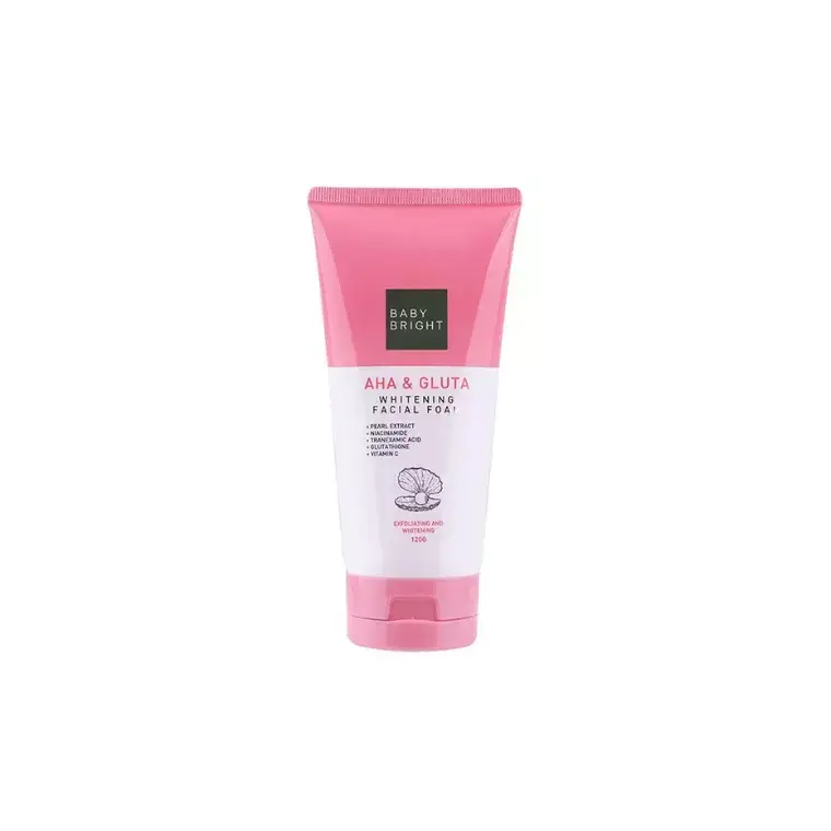 Baby Bright AHA & Gluta Whitening Facial Foam - 2