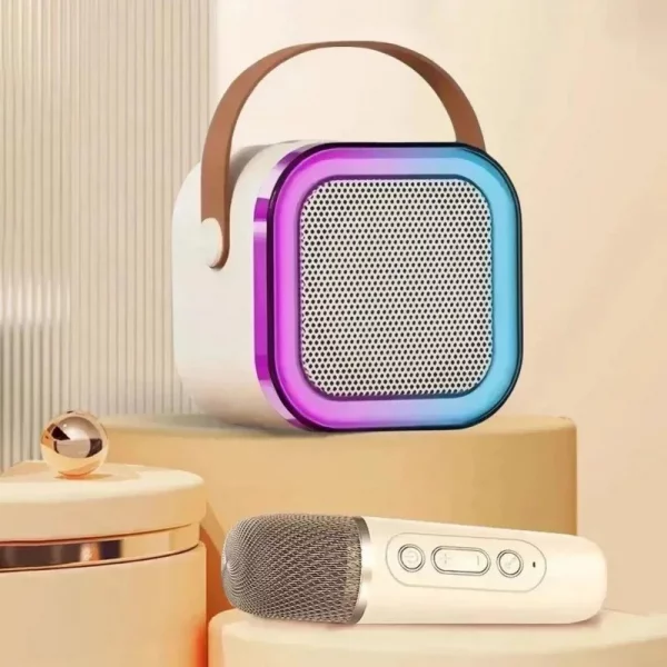 K12 RGB Karaoke Bluetooth Speaker with Two Microphone - 2