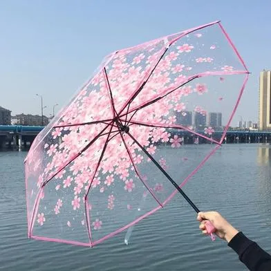 Transparent Flower Umbrella - 2