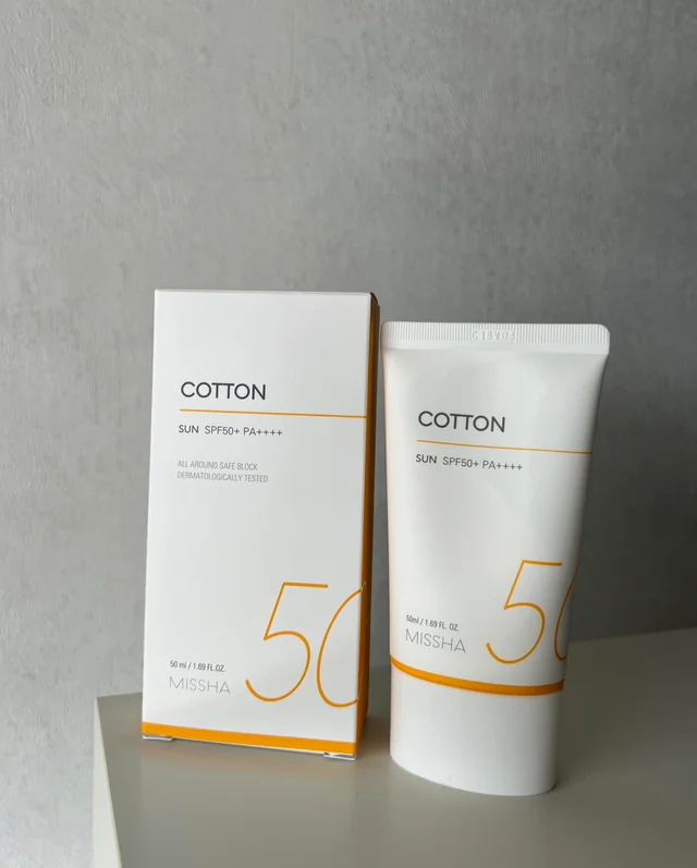 Missha All Around Safe Block Cotton Sun SPF50+ - 3