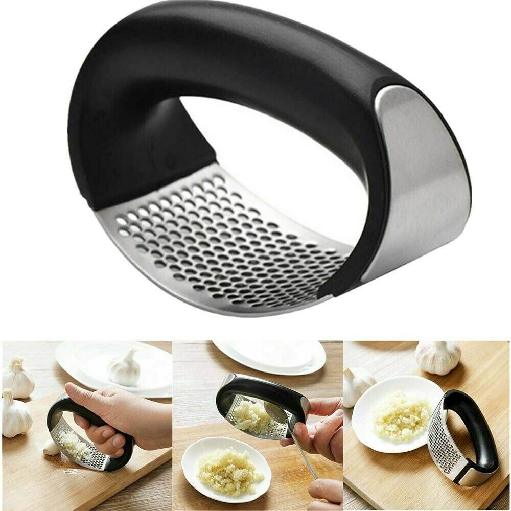 Stainless Steel Garlic Press - 2
