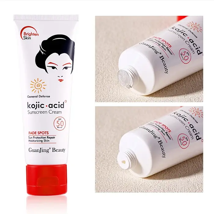 Guanjing Beauty Kojic Acid Sunscreen Cream SPF 50 - 3