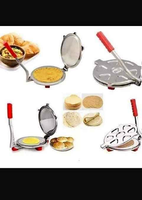 Affix Stainless Steel Kitchen Press Roti Maker - 2