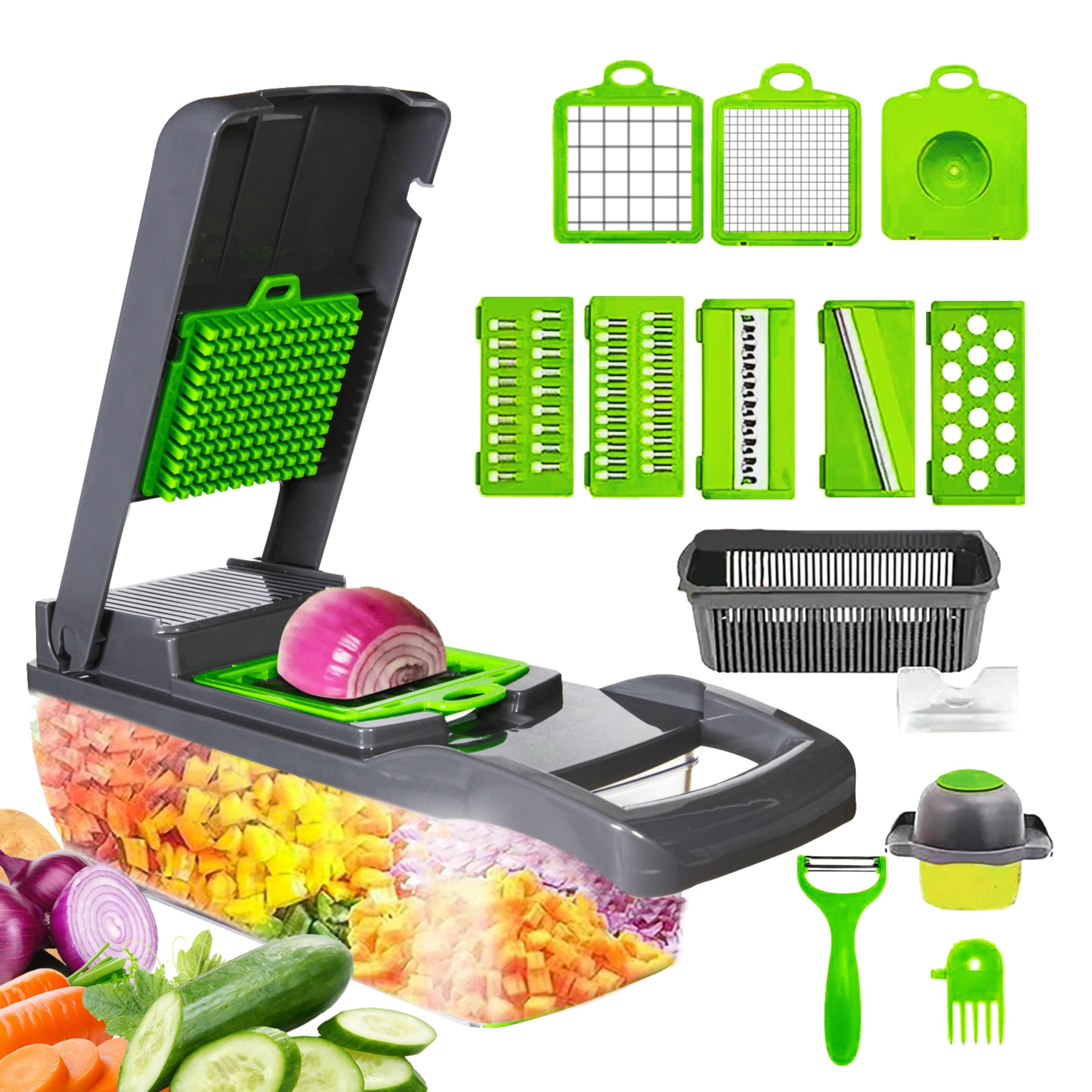 14 in 1 Vegetable Chopper Slicer Dicer - 2