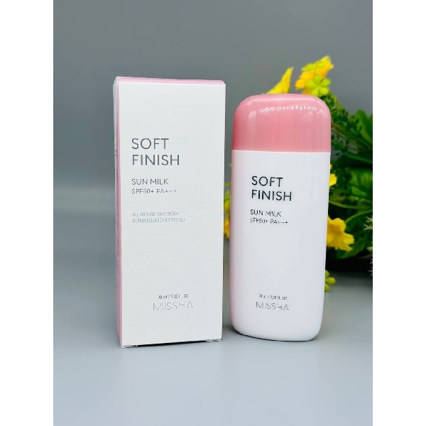 Missha All Around Safe Block Soft Finish Sun Milk SPF50+ PA+++ 70 ml - 3