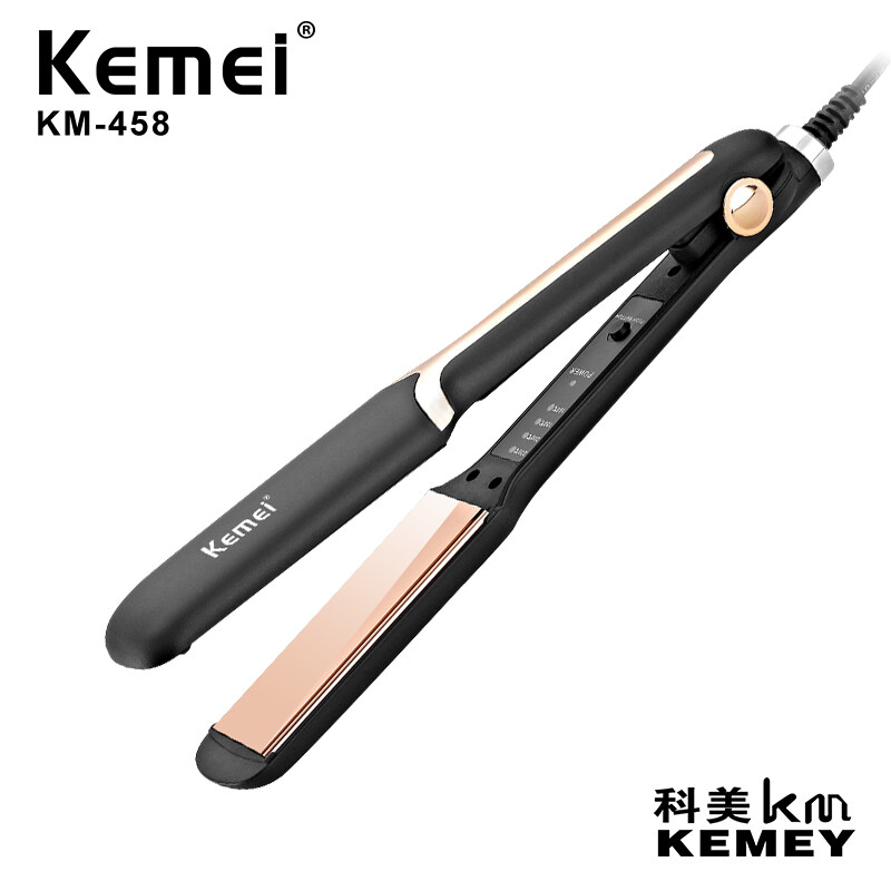 Kemei Km-458 Hair Electric LCD Straightening Iron - 3