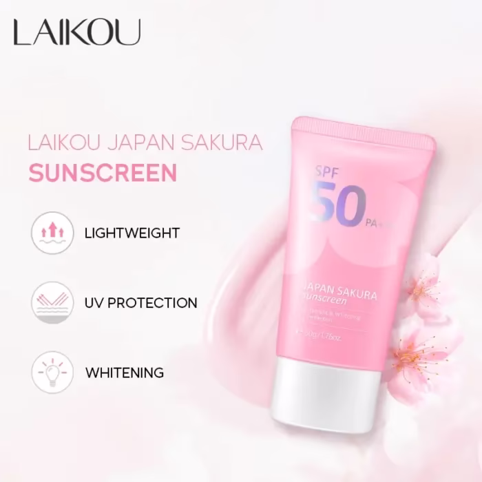 Laikou Japan Sakura Sunscreen 50ml - 4