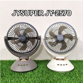 Joy Super JY-2570 Professional Rechargeable Table Fan (6 Battery) - 4