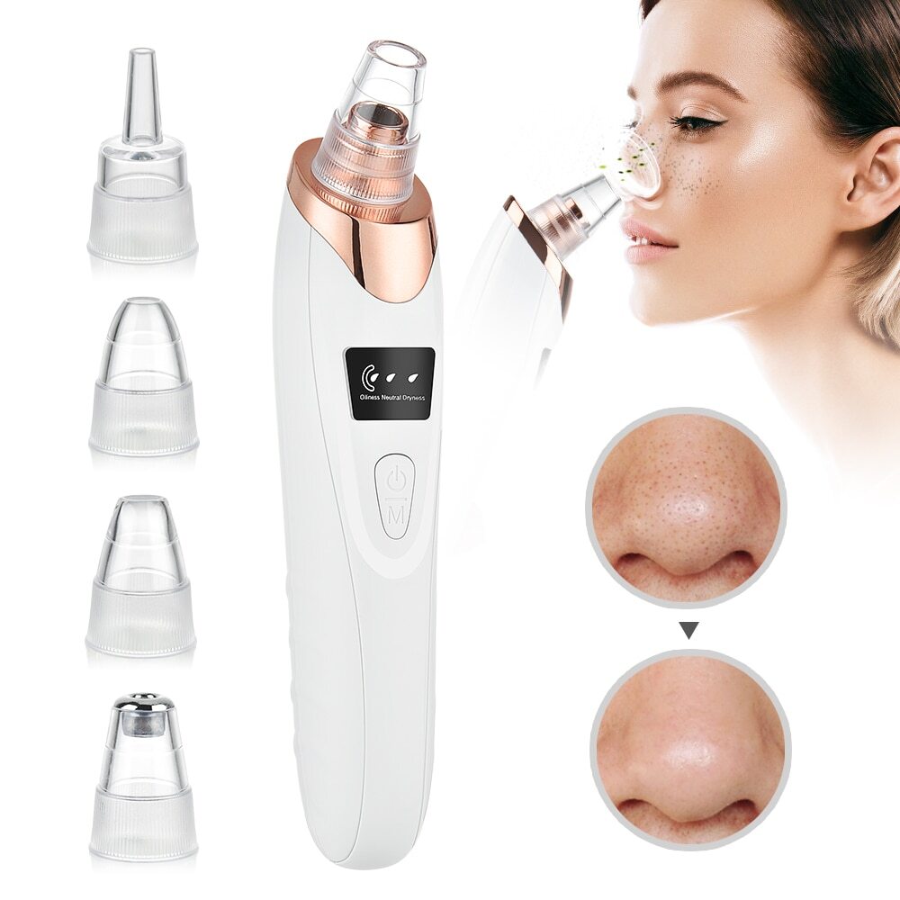 Electric Rechargeable Vacuum System Acne Blackhead Remover - 4