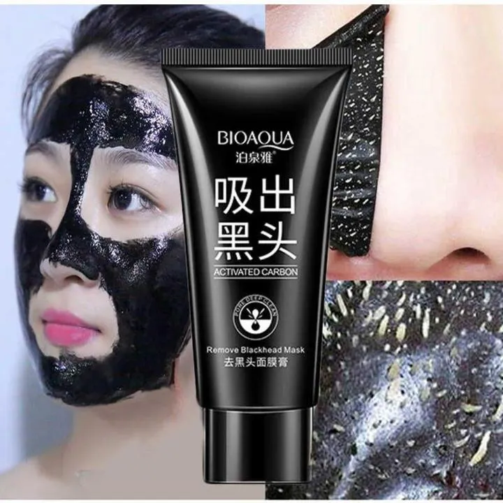 Bioaqua Charcoal Peel Off Blackhead Mask . - 2