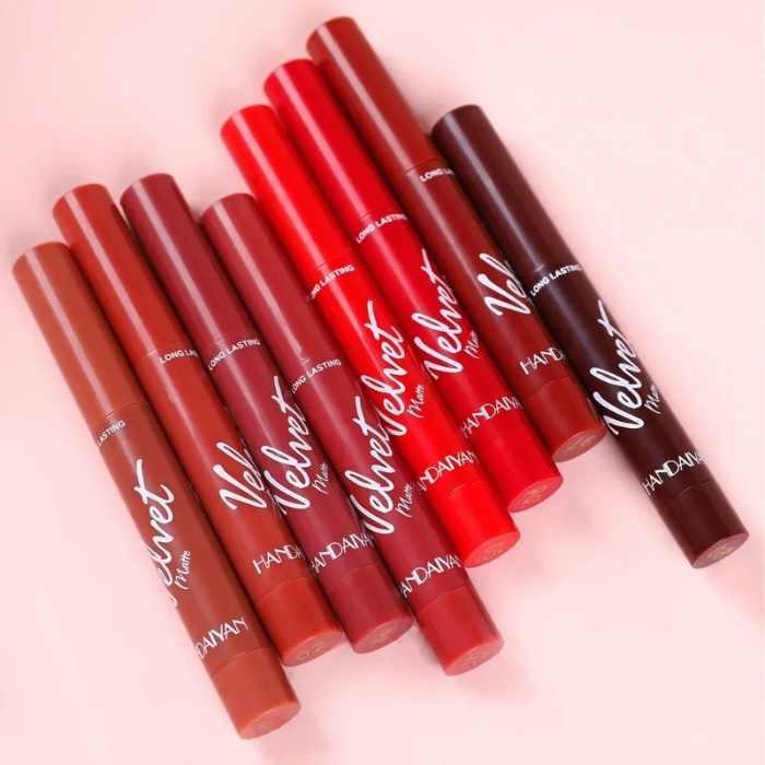 Handaiyan Just A Kiss – 8 pcs Velvet Matte Lipstick Set - 2