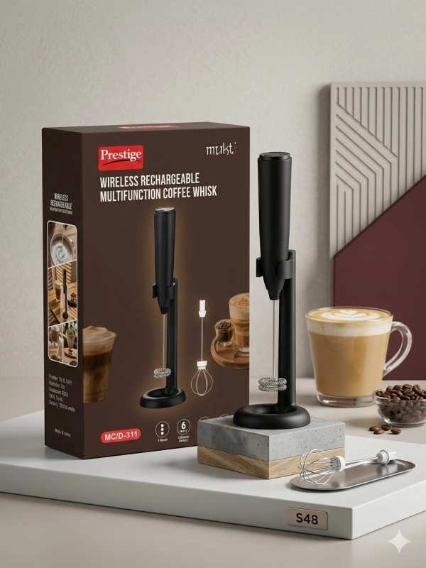Prestige Mukti Wireless Rechargeable Multifunction Coffee Whisk - 3