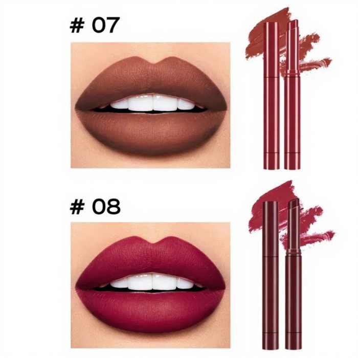Handaiyan Just A Kiss – 8 pcs Velvet Matte Lipstick Set - 4
